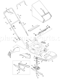 Page B Diagram and Parts List for 12AV566N255 2008 Yard Man Lawn Mower